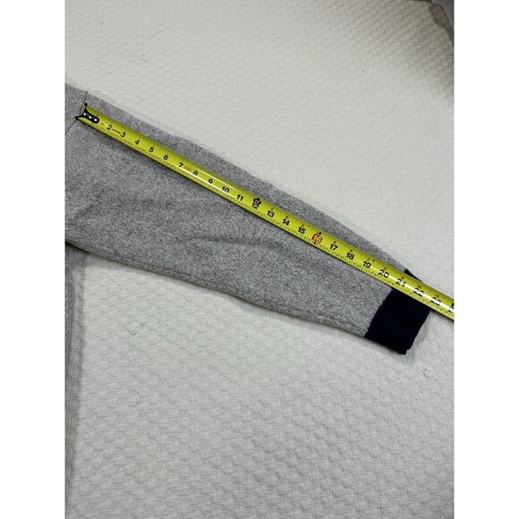 Structure V-Neck Sweater Tennis Lambswool | Cream & Blue‎ | Size X-Large - Picture 13 of 15